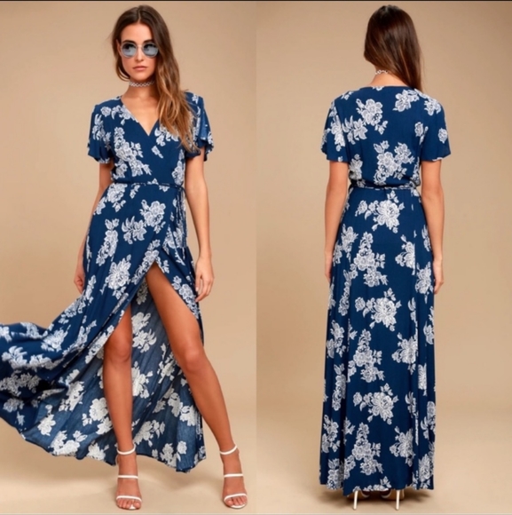 Lulus Dresses & Skirts - LULU'S Heart of Marigold Wrap Maxi